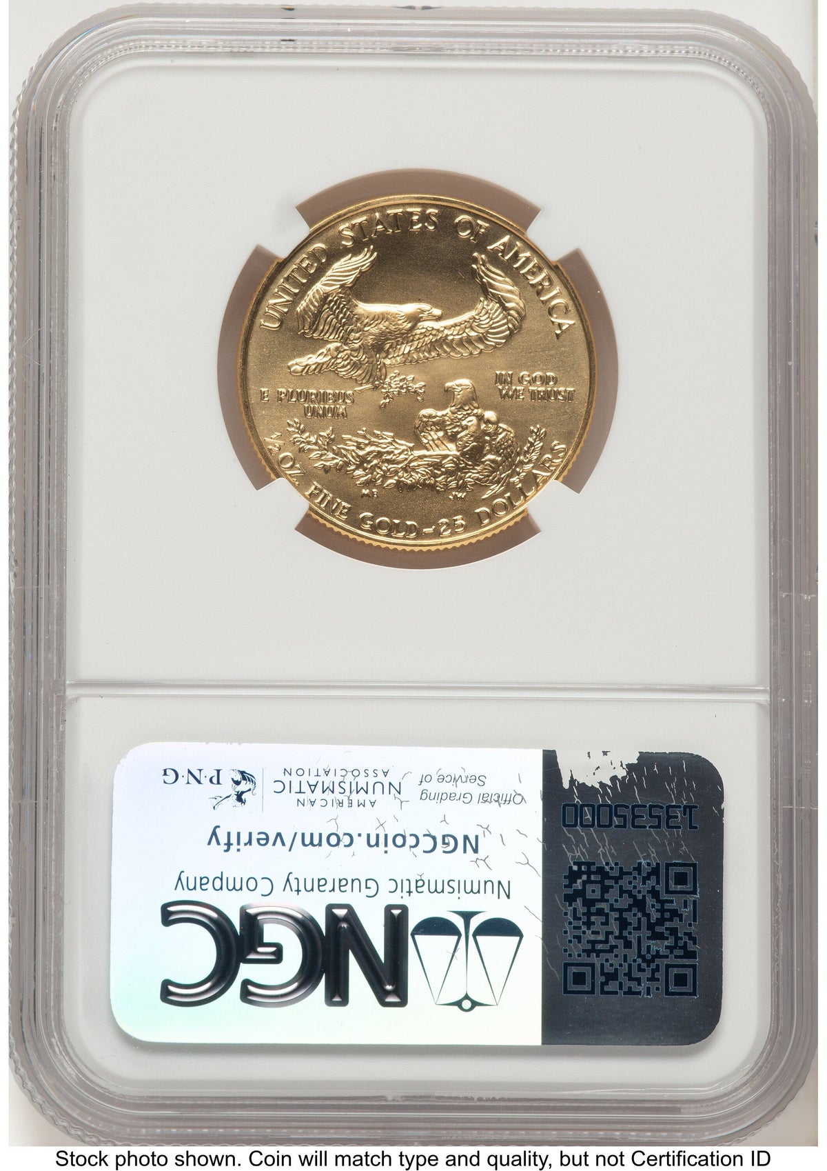 1991 Gold Eagle 1/2 oz Brown Label NGC MS70