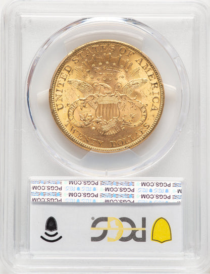 1893 $20 CAC Liberty Double Eagle PCGS MS62