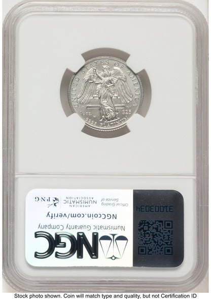 2008-W Burnished Platinum Eagle 1/4 oz Brown Label NGC MS70
