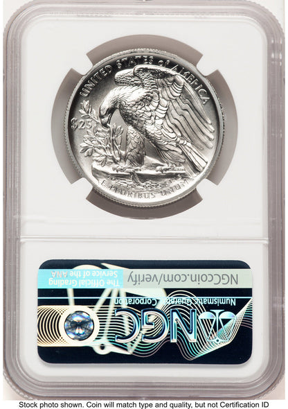 2020-W Palladium Eagle 1 oz Burnished ER Brown Label NGC MS70 (777223063)