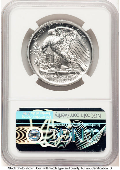 2020-W Palladium Eagle 1 oz Burnished FDI David Motl NGC MS70