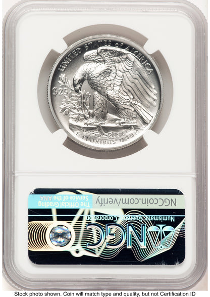 2020-W Palladium Eagle 1 oz Burnished FDI David Motl NGC MS70