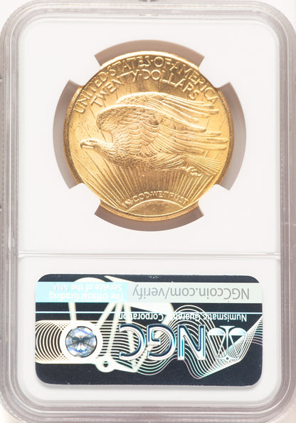 1926 $20 Tripled Die Obverse FS-101 Saint-Gaudens Double Eagle NGC MS65