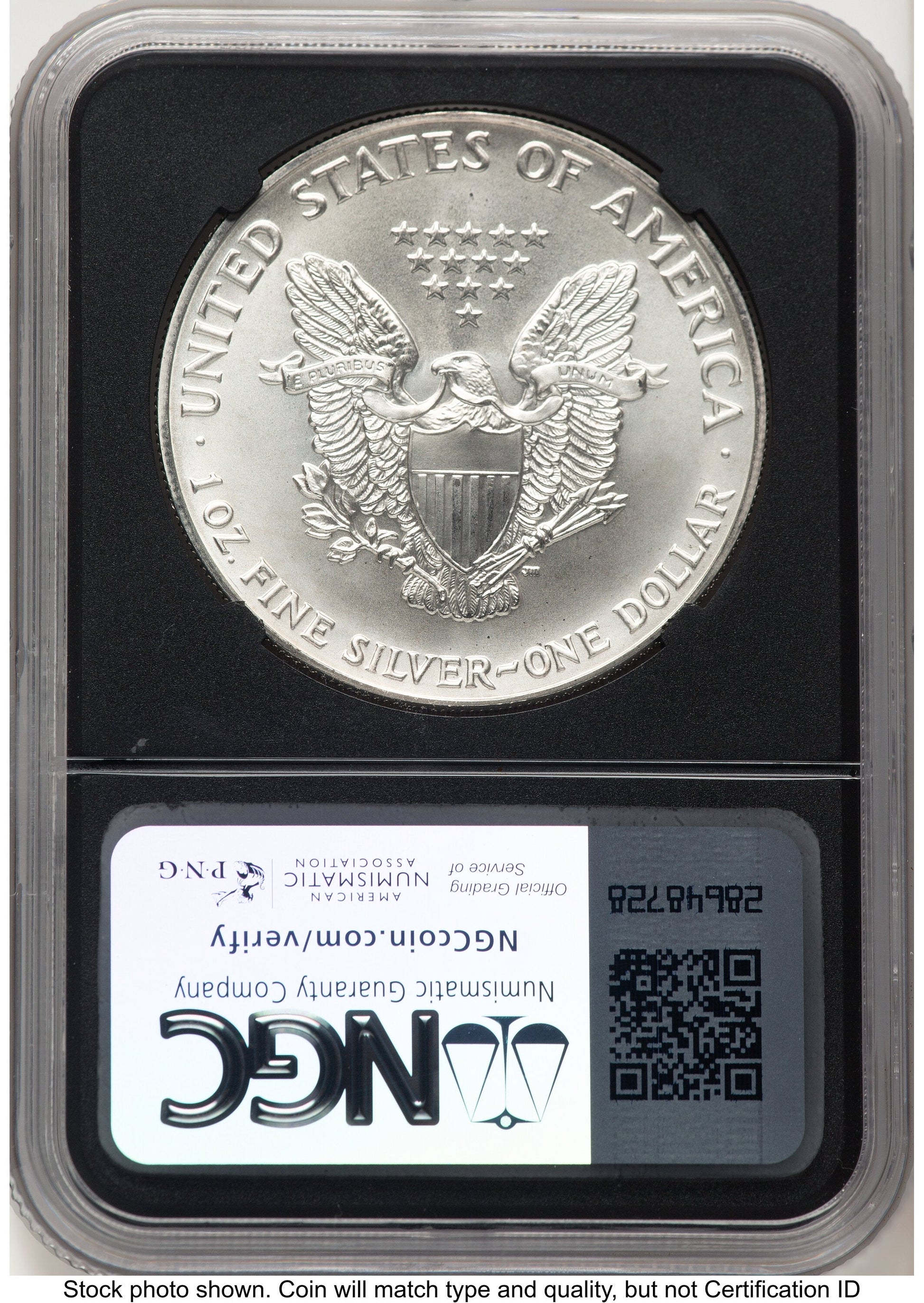1991 Silver Eagle Anna Cabral NGC MS70
