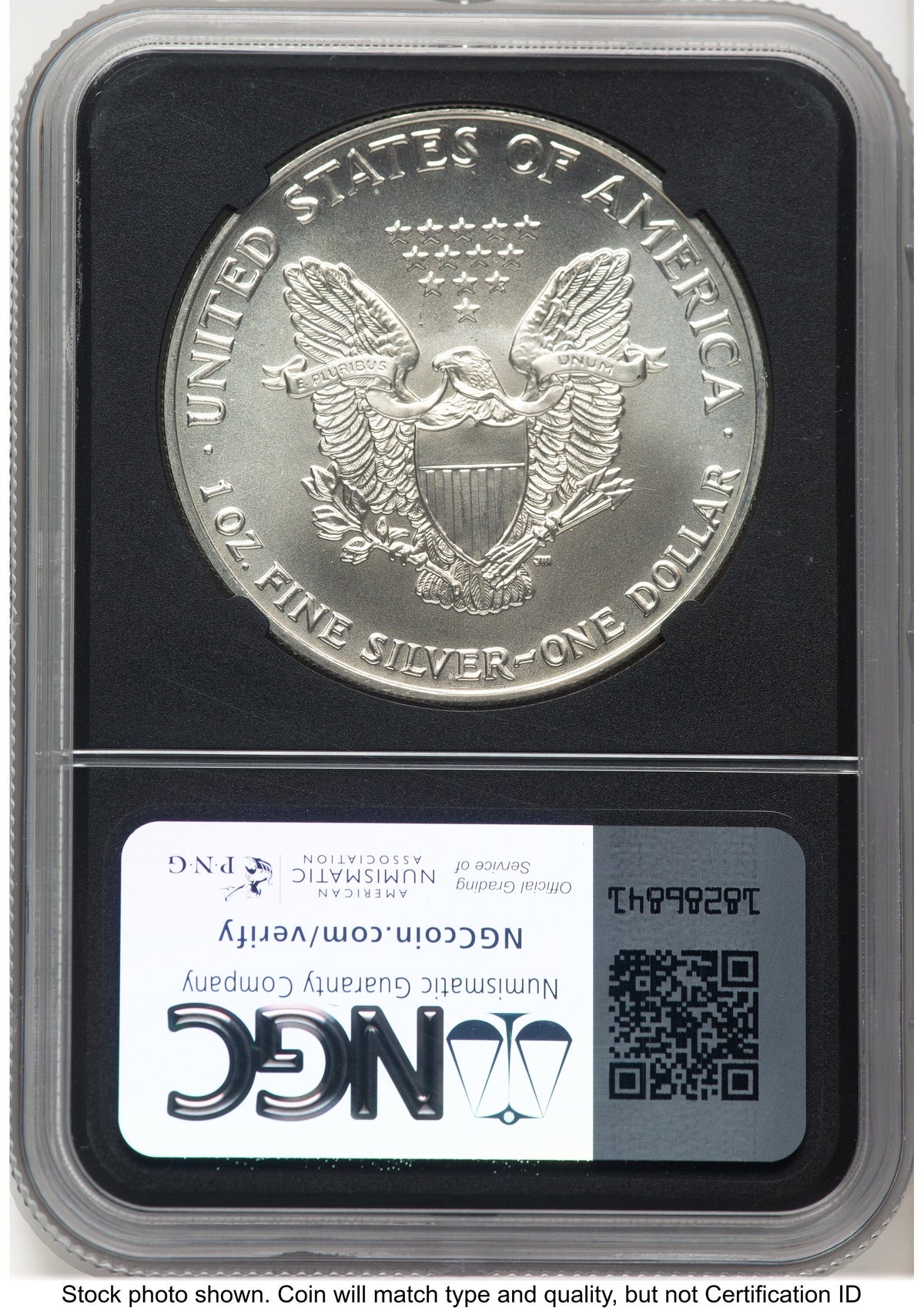 1992 Silver Eagle Anna Cabral NGC MS70