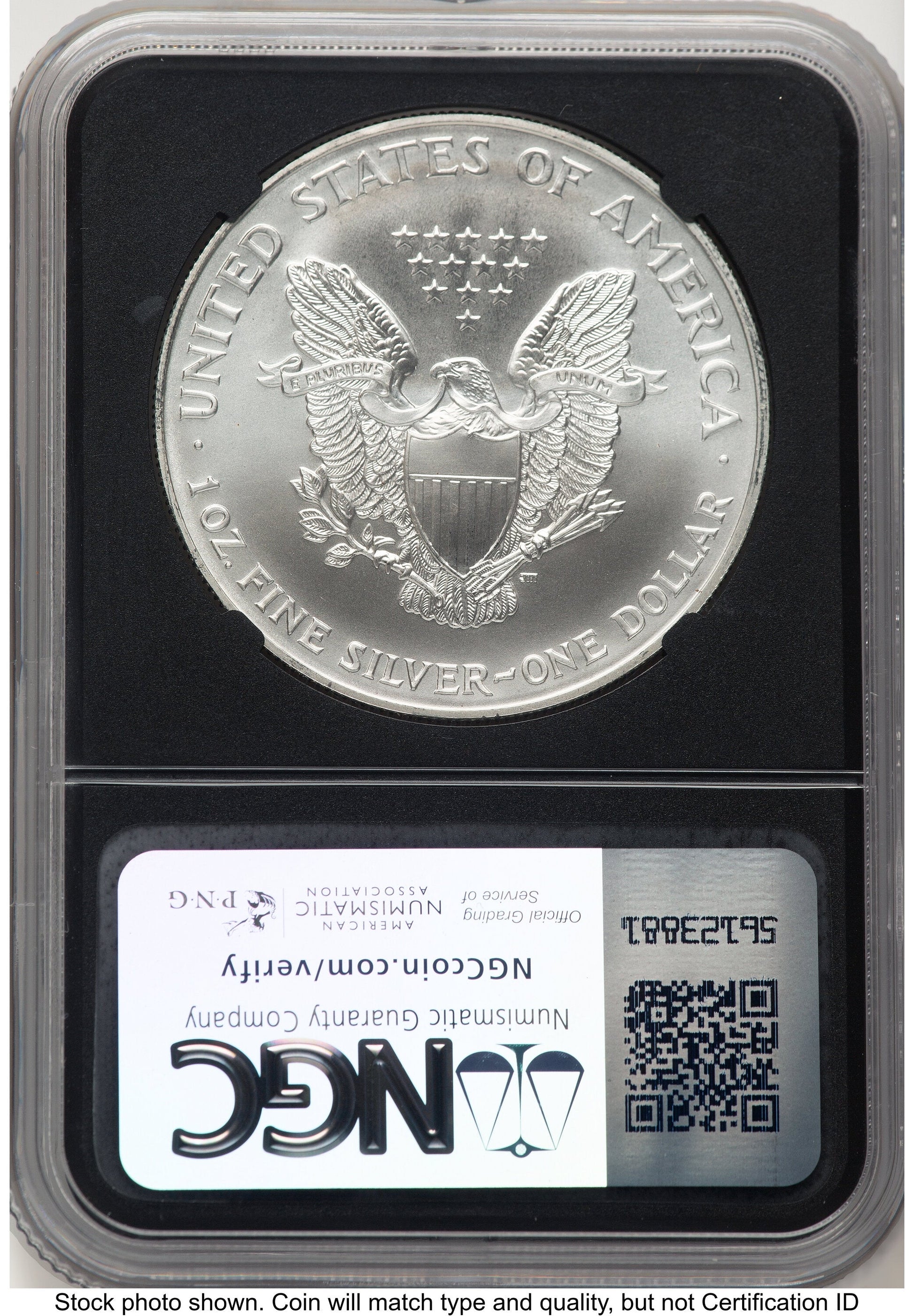 2001 Silver Eagle Anna Cabral NGC MS70