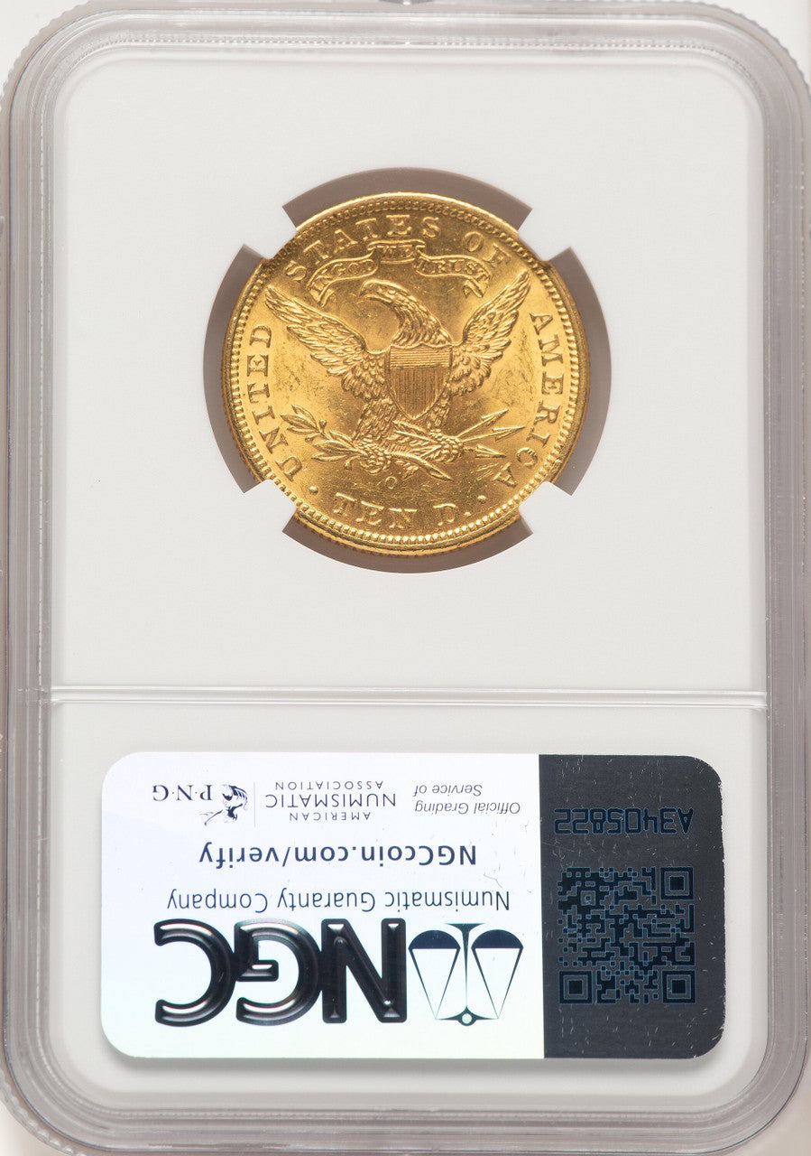 1904-O $10 CAC Liberty Eagle NGC MS63+