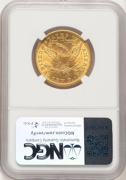 1904-O $10 CAC Liberty Eagle NGC MS63+