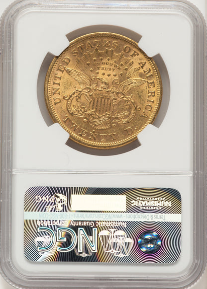 1872-S $20 Liberty Double Eagle NGC MS61