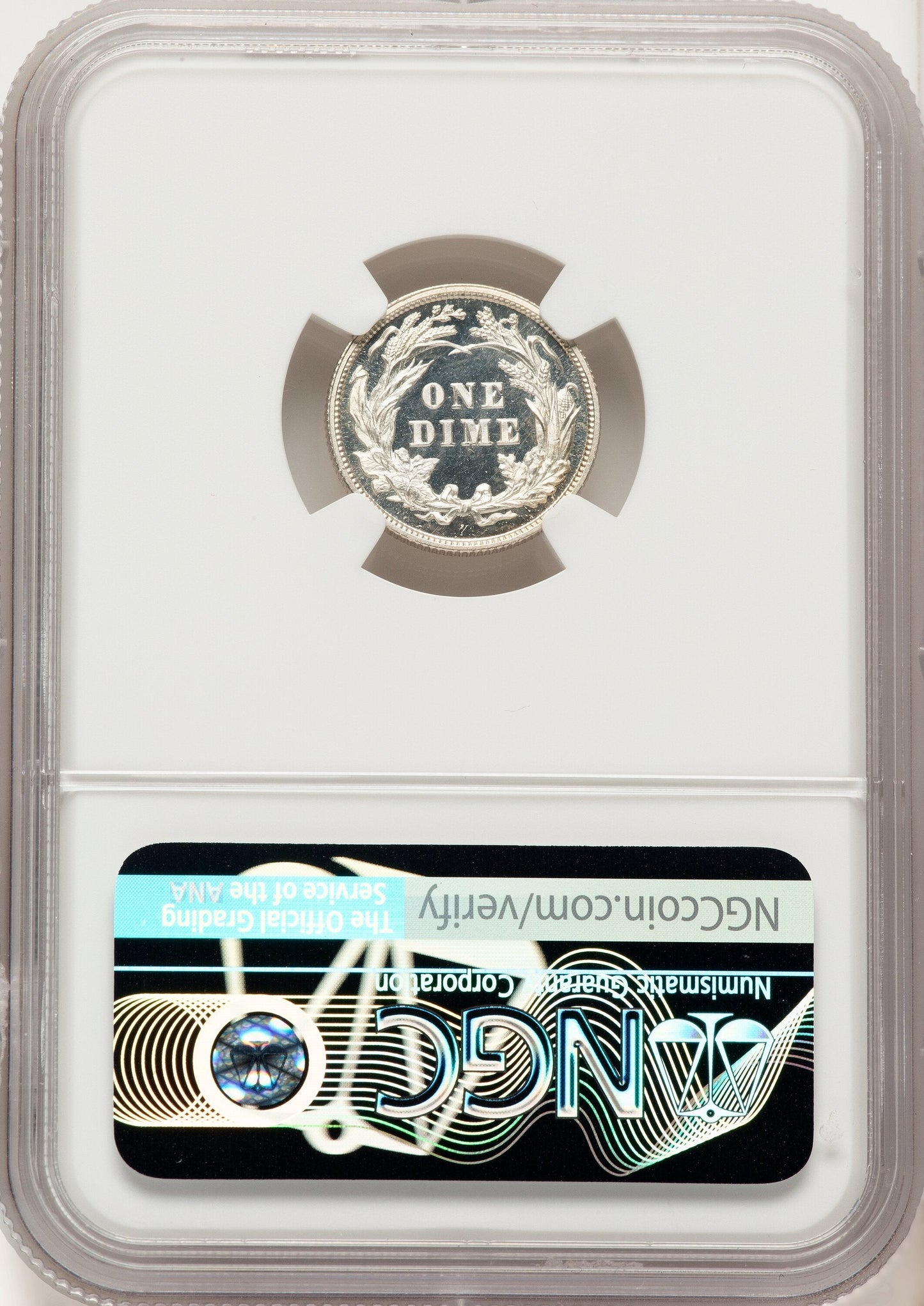 1898 10C Proof Barber Dime NGC PR67