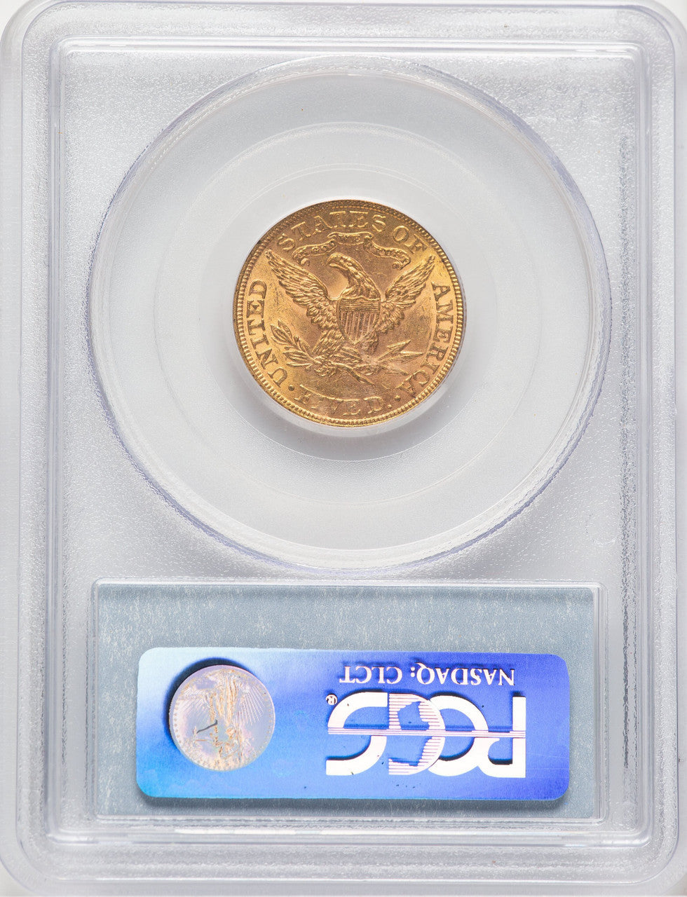 1900 $5 CAC Liberty Half Eagle PCGS MS63