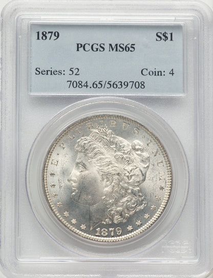 1879 Morgan Dollar PCGS MS65