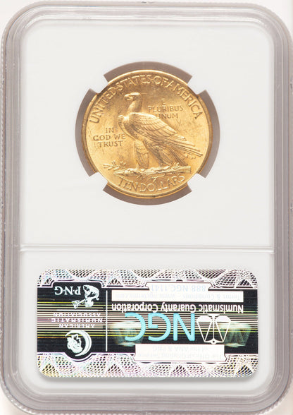1932 $10 CAC Indian Eagle NGC MS64