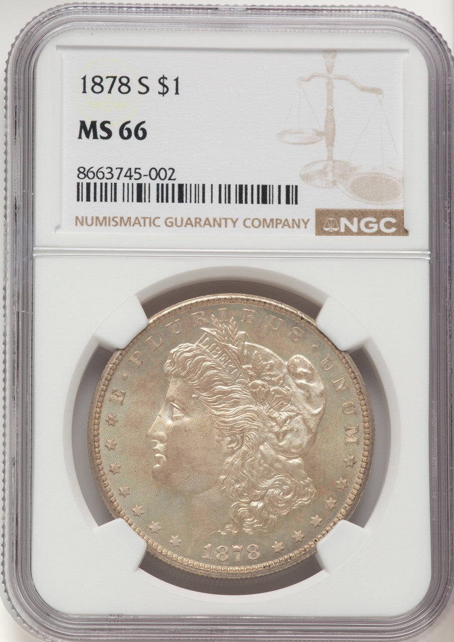 1878-S Morgan Dollar NGC MS66