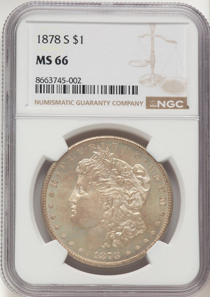 1878-S Morgan Dollar NGC MS66
