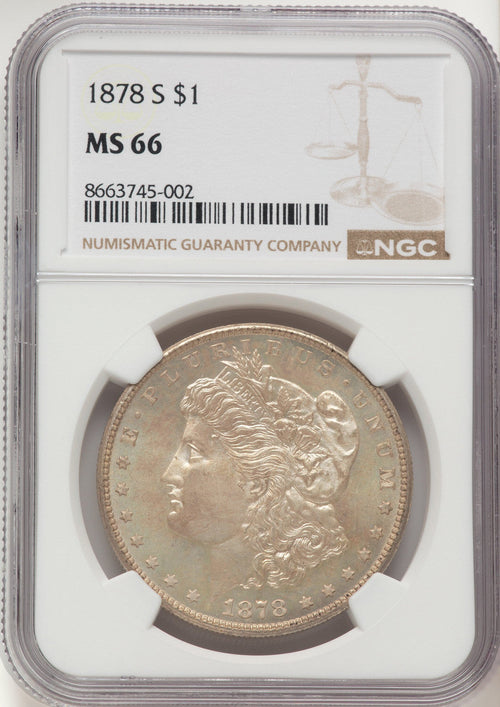 1878-S Morgan Dollar NGC MS66
