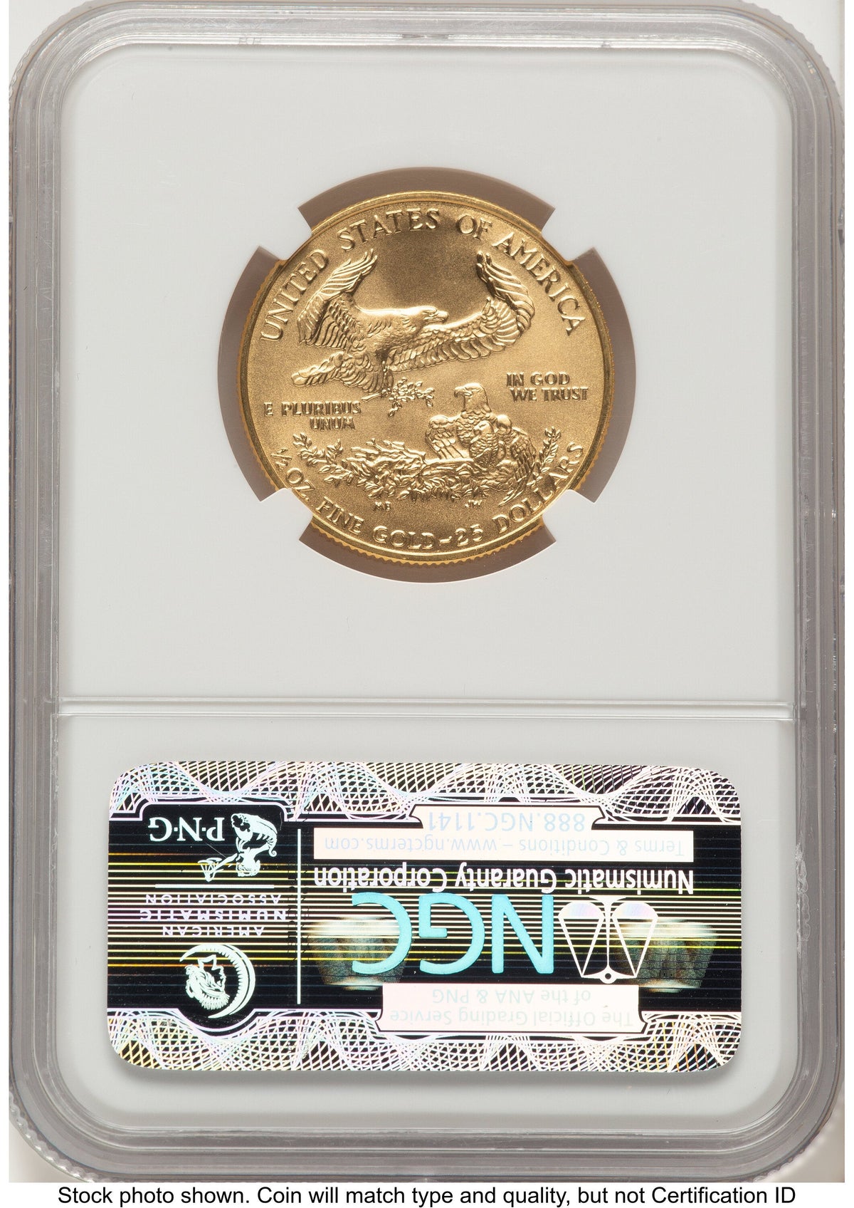1993 Gold Eagle 1/2 oz Brown Label NGC MS70