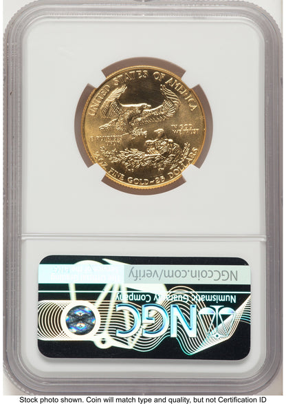 1994 Gold Eagle 1/2 oz Brown Label NGC MS70