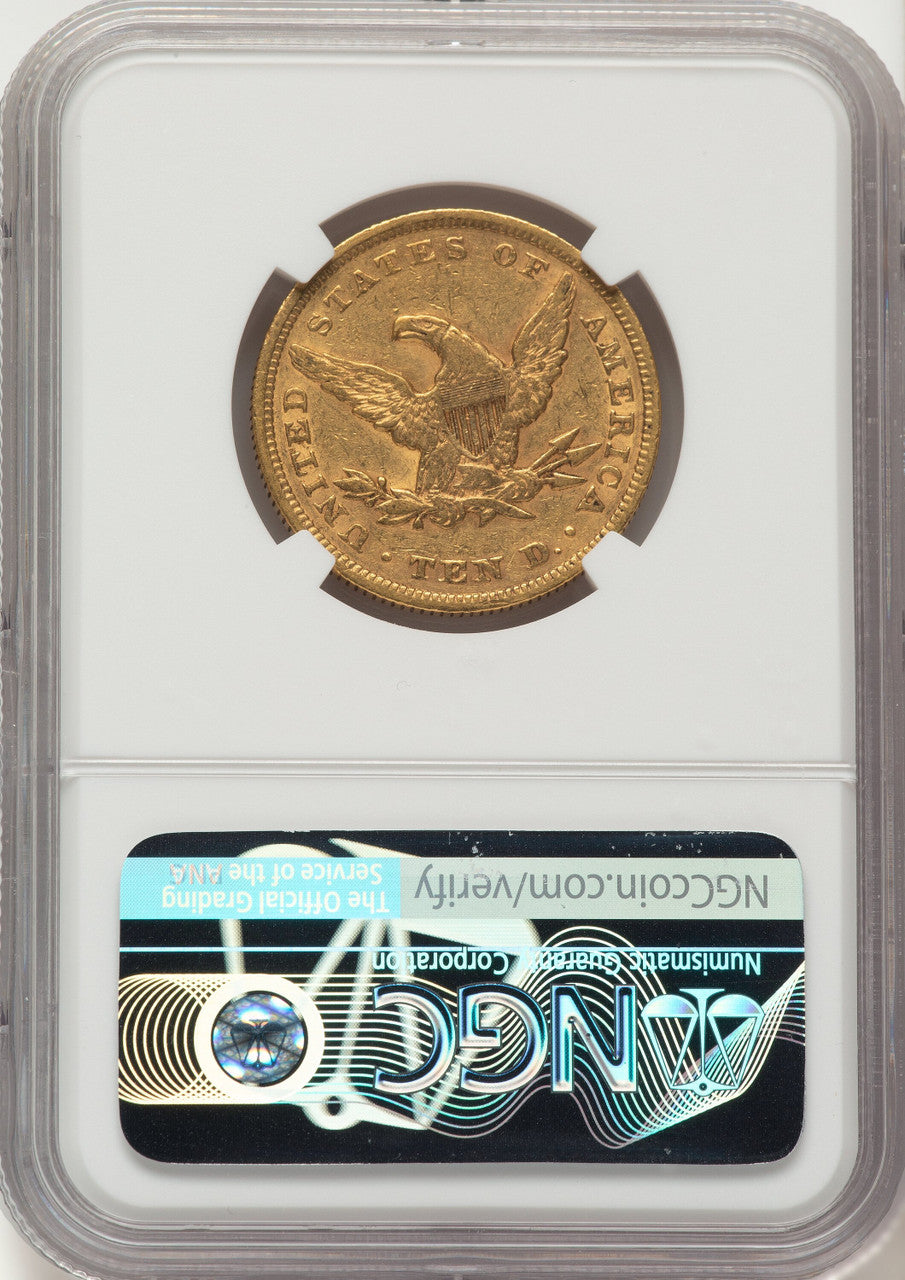 1852 $10 Liberty Eagle NGC AU53