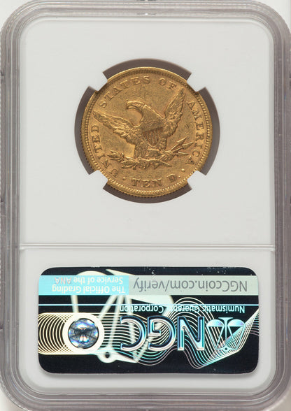 1852 $10 Liberty Eagle NGC AU53