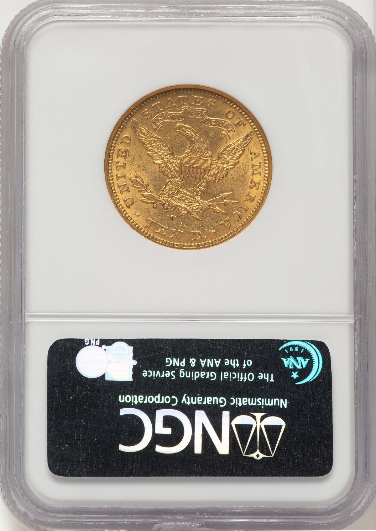 1897-O $10 Liberty Eagle NGC AU58