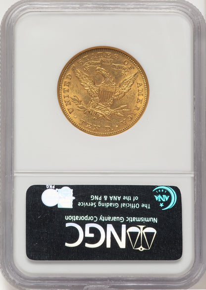 1897-O $10 Liberty Eagle NGC AU58