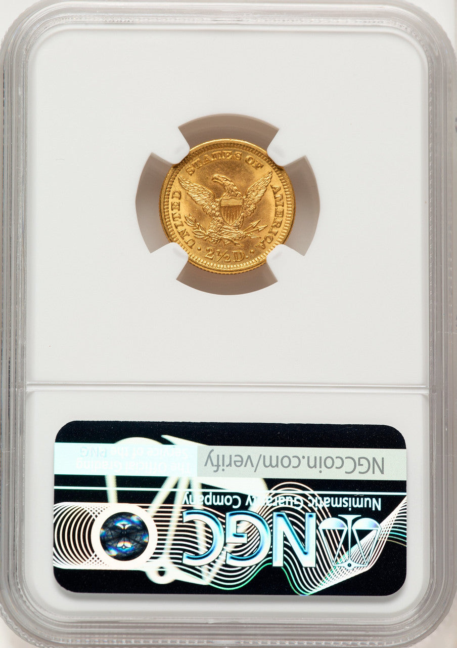1904 $2.50 Liberty Quarter Eagle NGC MS66