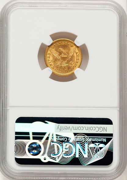1904 $2.50 Liberty Quarter Eagle NGC MS66