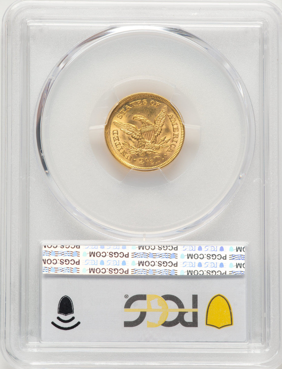 1857 $2.50 Liberty Quarter Eagle PCGS MS64