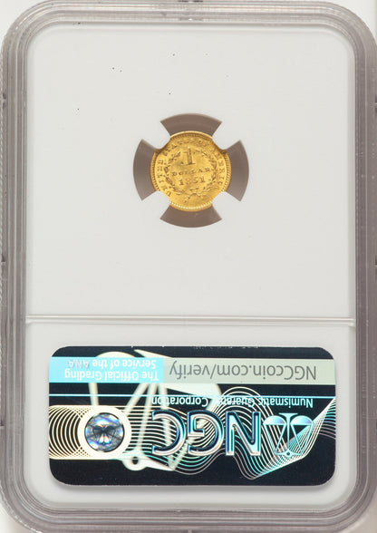 1851 G$1 Gold Dollar NGC MS64
