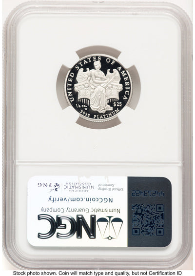 2006-W Proof Platinum Eagle 1/4 oz Brown Label NGC PF70 (780249116)