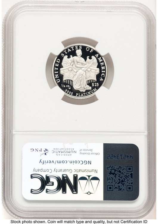 2006-W Proof Platinum Eagle 1/4 oz Brown Label NGC PF70 (780249116)