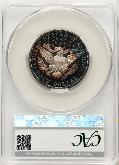 1901 50C Proof Barber Half Dollar CACG PR65