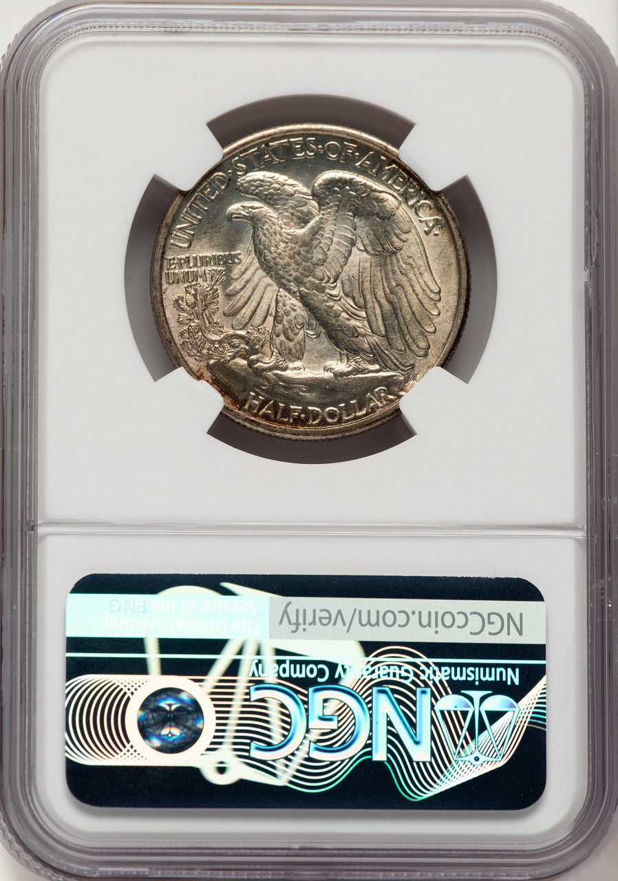 1917 50C Walking Liberty Half Dollar NGC MS64