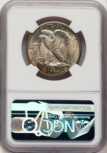 1917 50C Walking Liberty Half Dollar NGC MS64