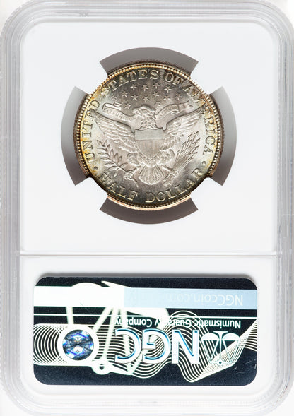 1911 50C Barber Half Dollar NGC MS65