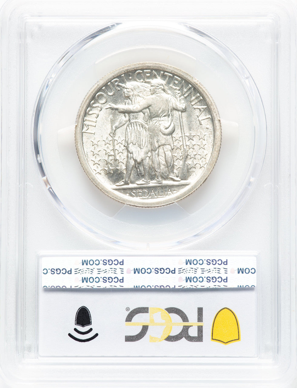 1921 50C Missouri Commemorative Silver PCGS MS65