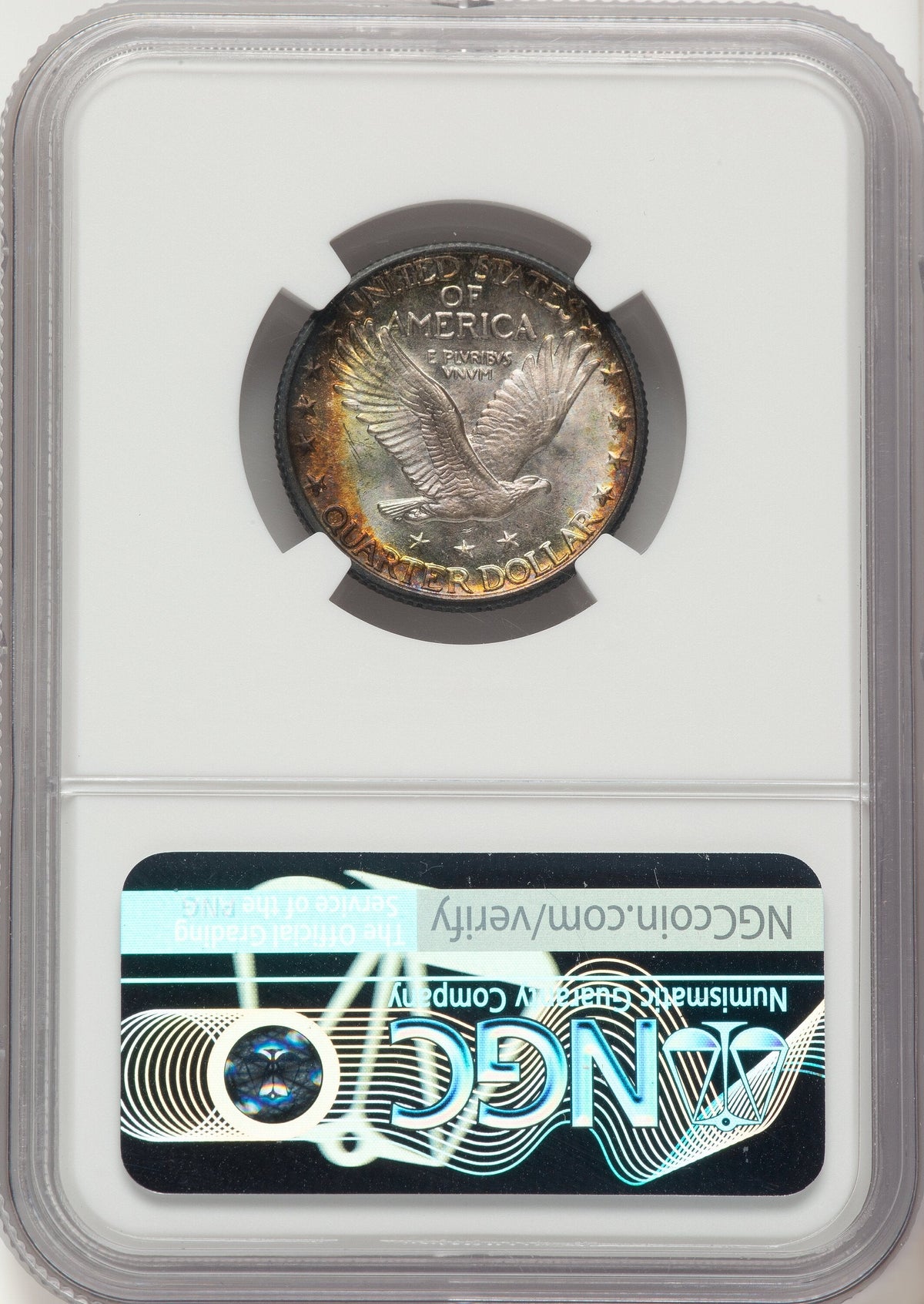 1917 25C Type Two FH Standing Liberty Quarter NGC MS66