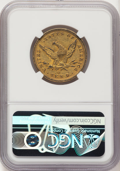 1850-O $10 Liberty Eagle NGC AU53