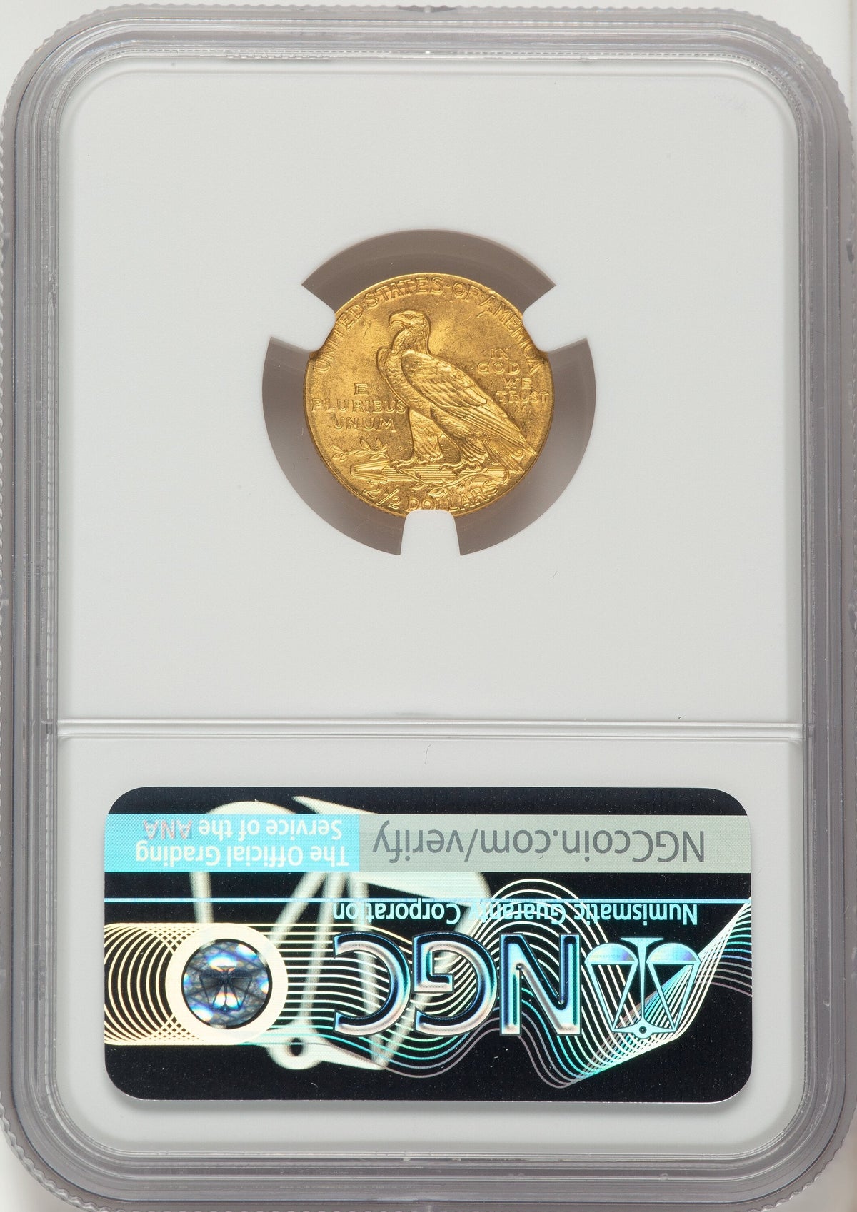 1908 $2.50 Indian Quarter Eagle NGC MS65