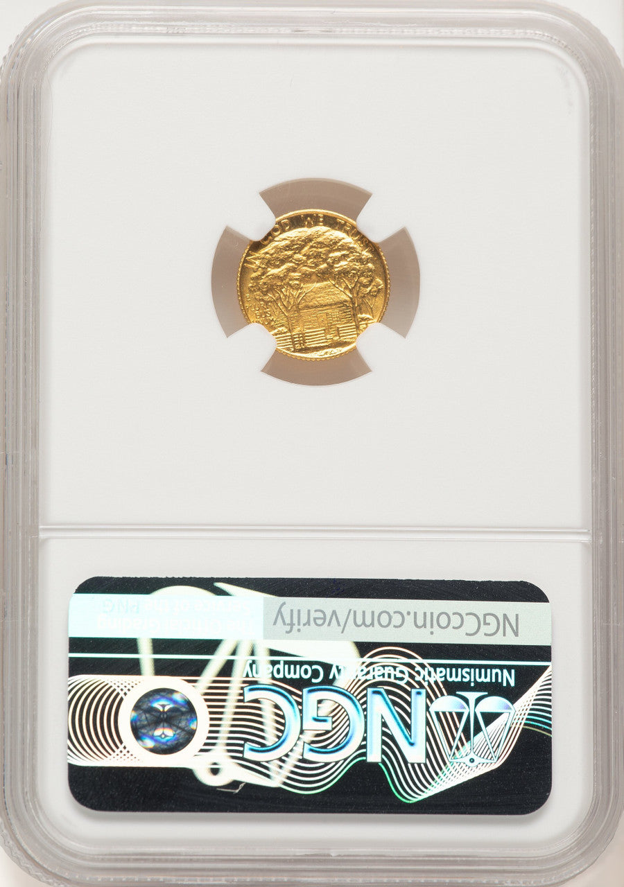 1922 G$1 Grant With Star Commemorative Gold NGC MS67+