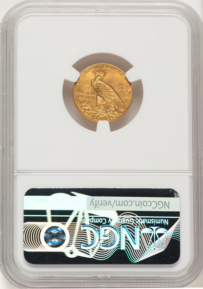 1913 $2.50 Indian Quarter Eagle NGC MS64