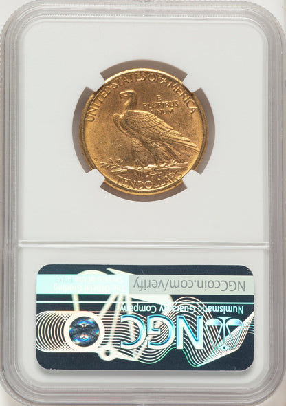 1908-D $10 NO MOTTO Indian Eagle NGC MS61