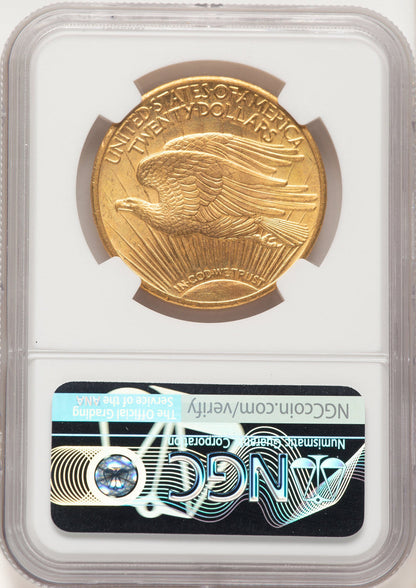 1924 $20 Saint Saint-Gaudens Double Eagle NGC MS66+
