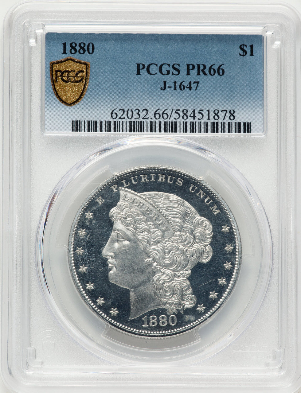 1880 J-1647 Patterns PCGS MS66