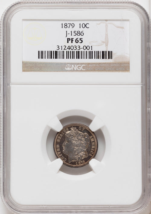 1879 10C J-1586 Patterns NGC MS65