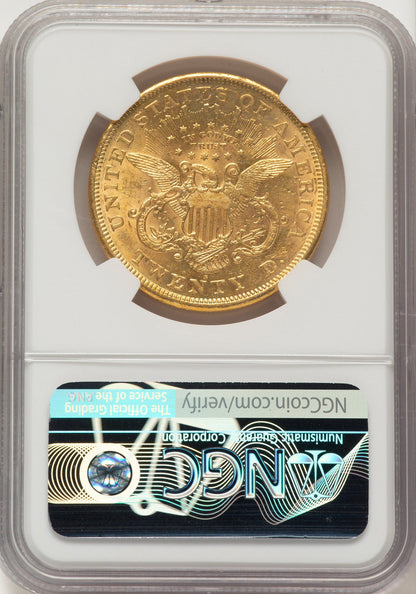 1868-S $20 Liberty Double Eagle NGC AU55