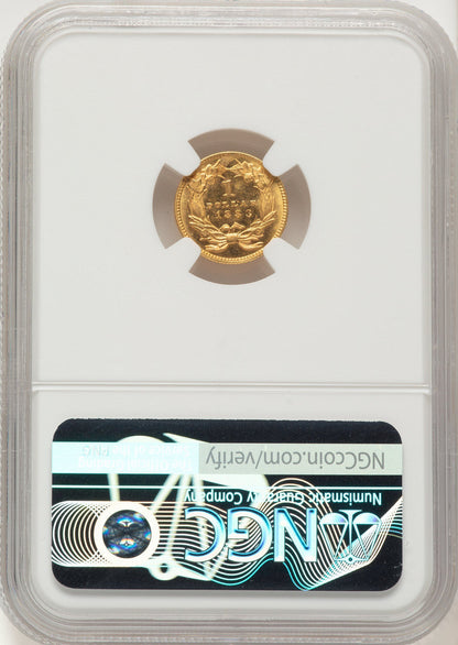 1883 G$1 CAC Gold Dollar NGC MS65+