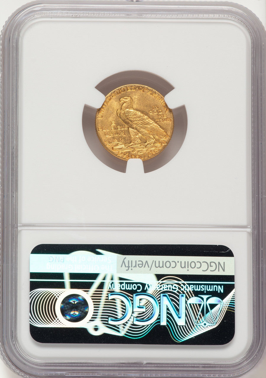 1912 $2.50 Indian Quarter Eagle NGC MS63