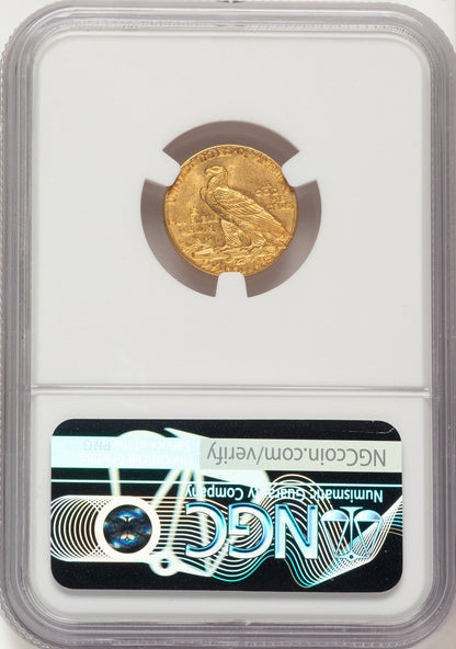 1912 $2.50 Indian Quarter Eagle NGC MS63